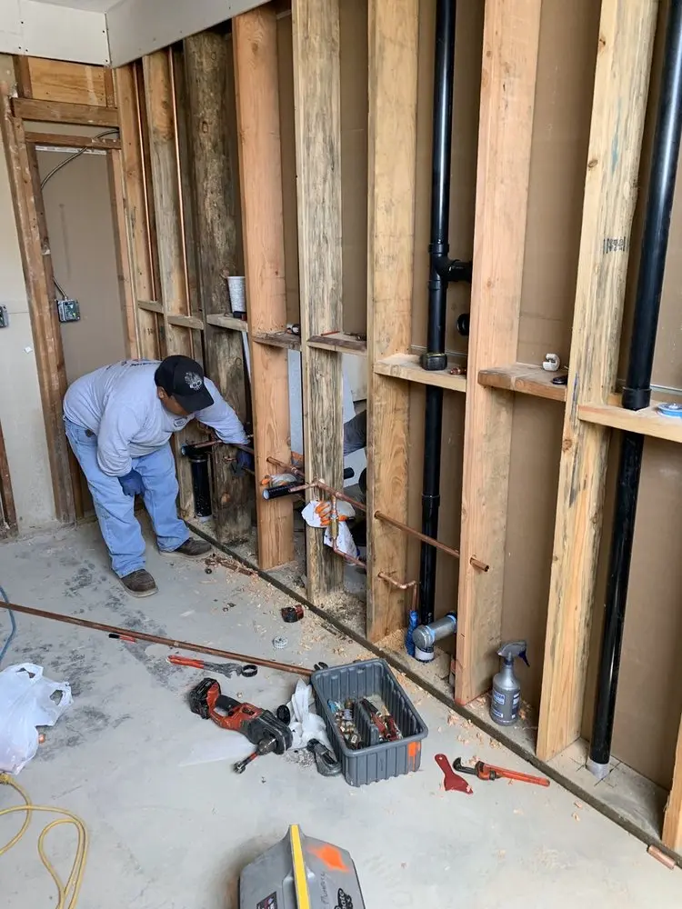Commercial rough-in plumbing for Trenchless Sewer Repair in Homewood